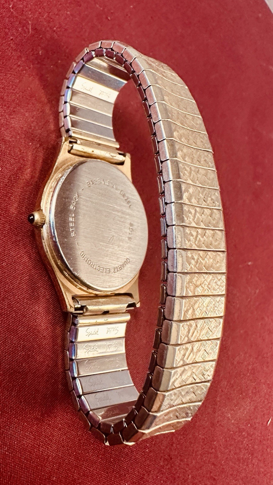 Jules Jurgensen Vintage Quartz Men’s Watch Gold Tone NEW BATTERY