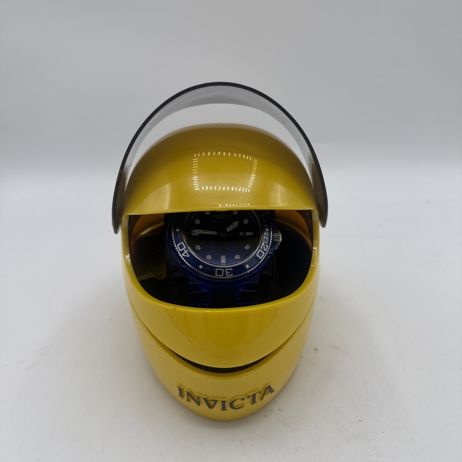 Invicta I-Force 19251 51mm Chronograph Watch w/ Rare Yellow Helmet Case