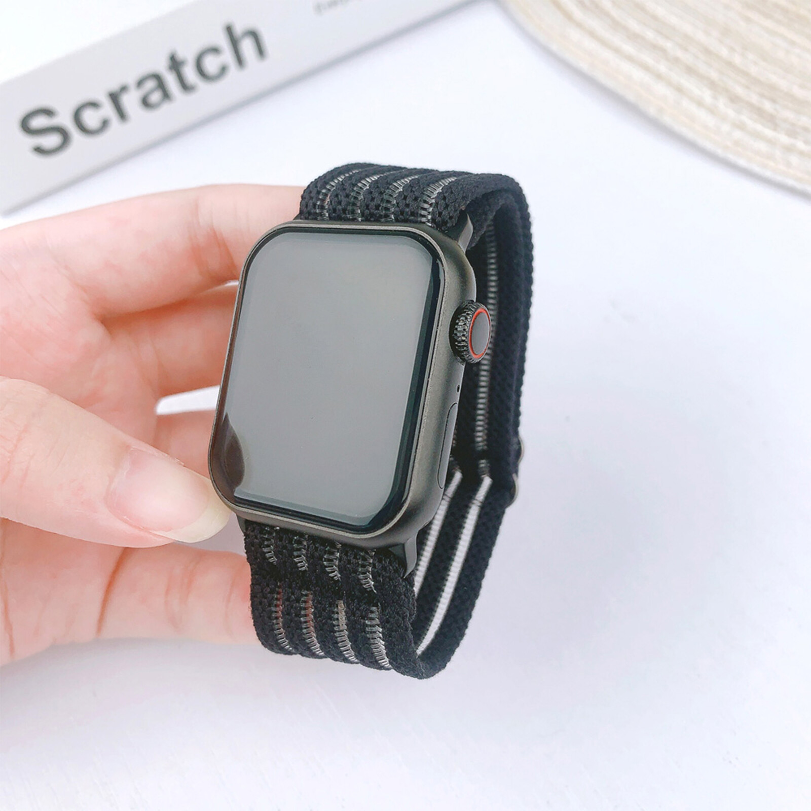 Nylon Mesh Watch Band For Apple iWatch Series 9 8 7 6 5 4 3 2 1 SE Ultra Ultra 2
