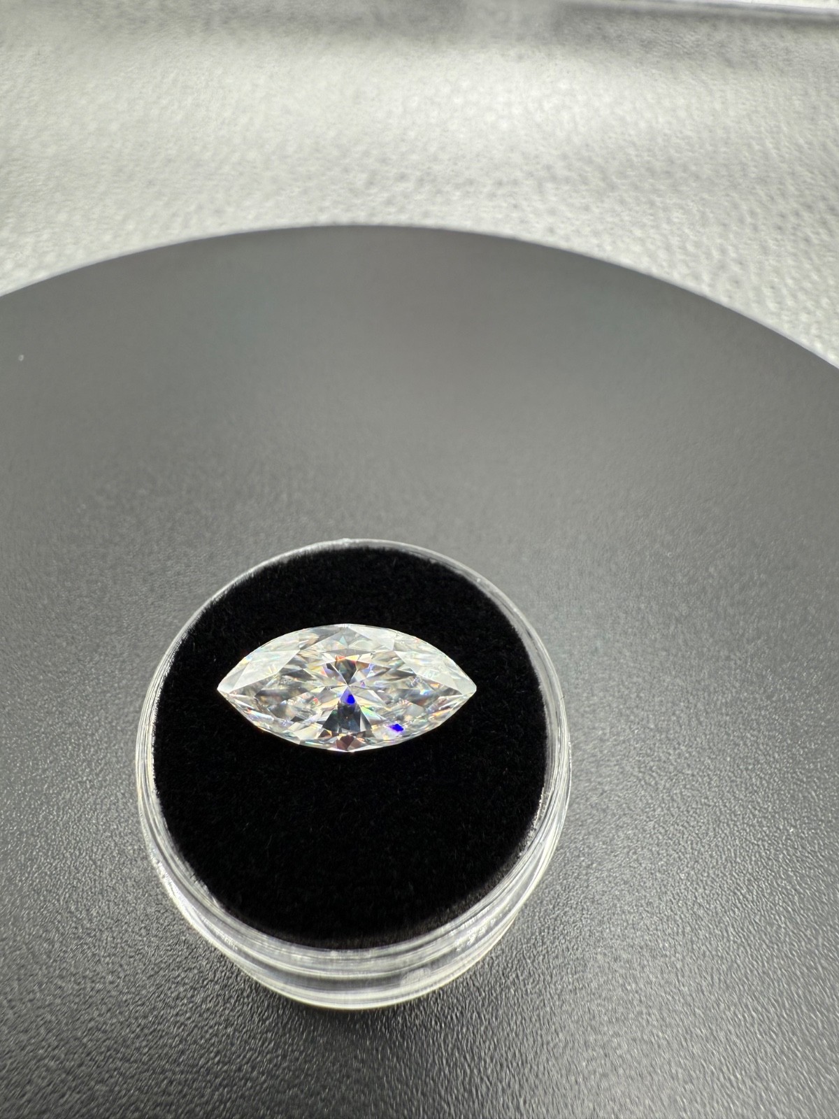 GRA Certified Marquise cut Moissanite USA Seller fast ship!!
