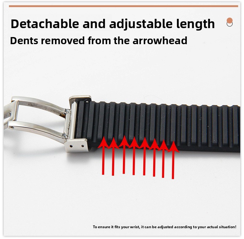 High Quality Rubber Watch Band Strap for Patek Philippe Nautilus 5711 5712 5726