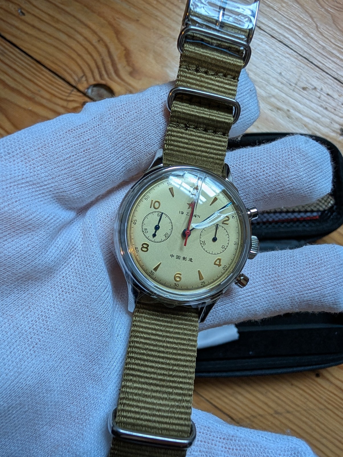 BRAND NEW 38mm Seagull 1963 Air Force Pilot Chronograph ST1901 Mechanical Watch