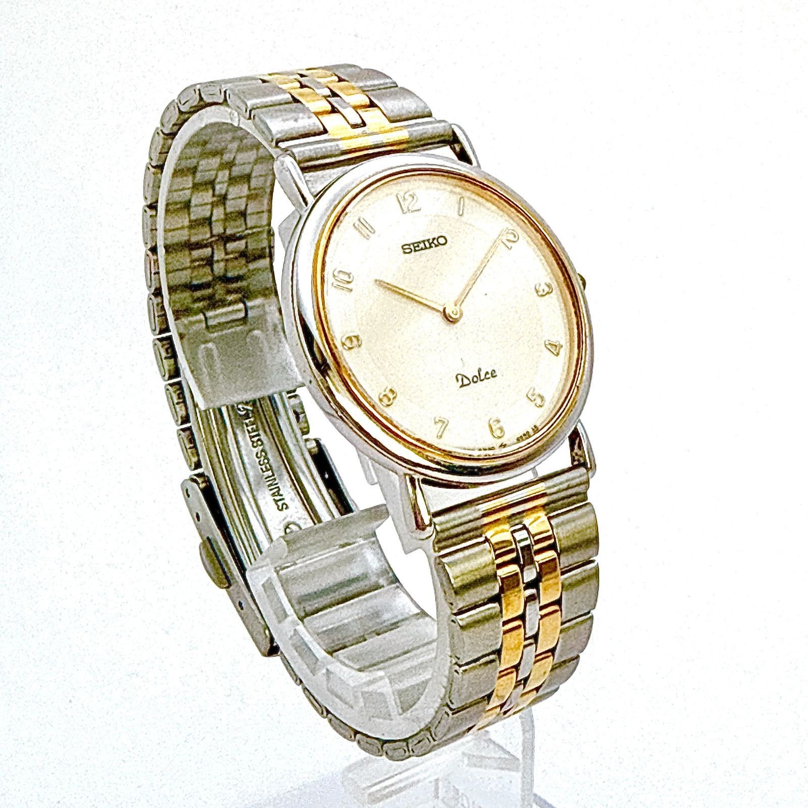 Seiko Dolce B065 Quartz Wristwatch Used From Japan