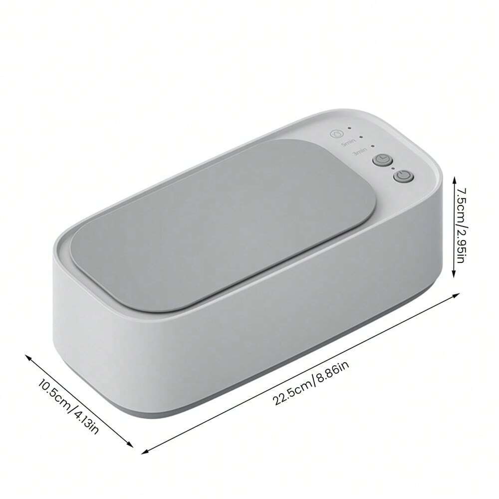New Ultrasonic Jewelry Cleaner Machine 3 Mode Glasses Ring Earring Cleaner