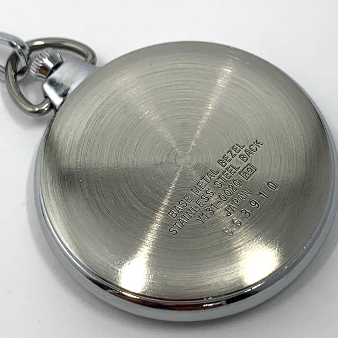 ☘️Battery replaced. 797 SEIKO ALBA Seiko Pocket Watch, Roman Numerals, White