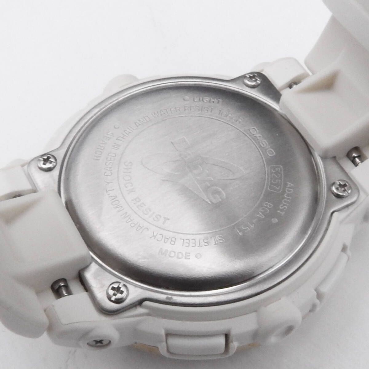 Operational confirmed CASIO Baby G BGA 151 analog digital ladies’ wristwatch