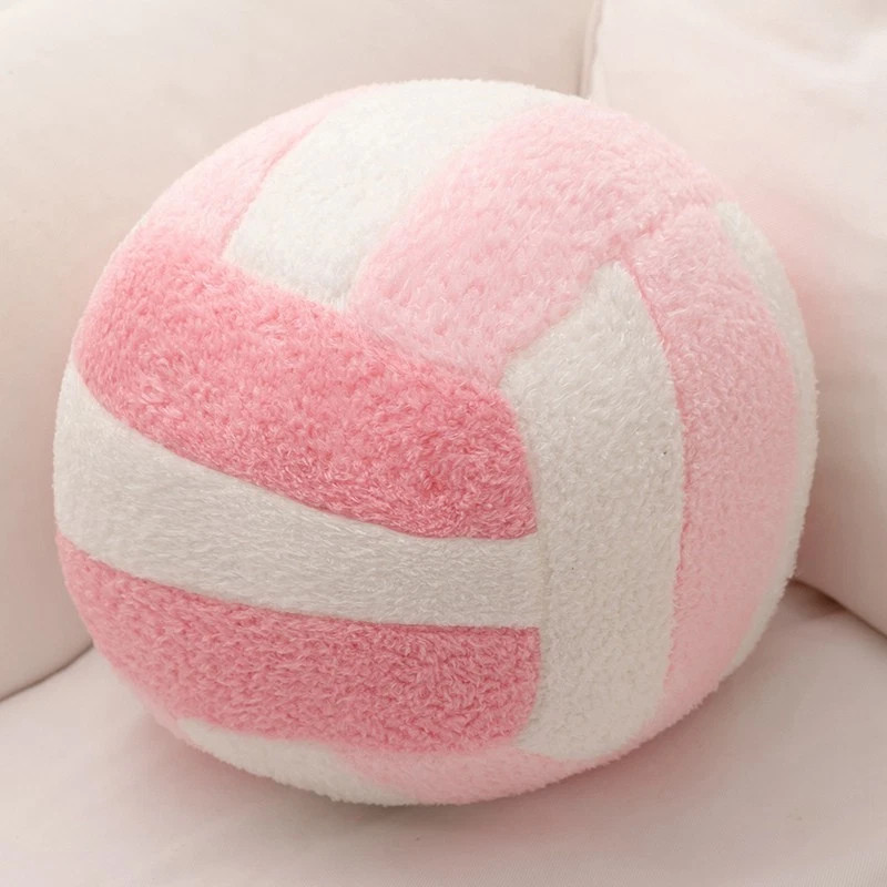 Volleyball Sports Pillow Fluffy Soft Throw Pillow Toy Durable Sport Basketball~