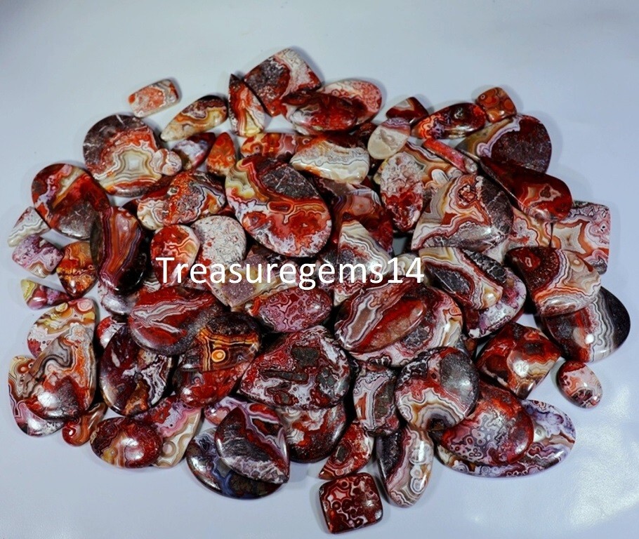 250 Crt WHOLESALE LOT CRAZY LACE AGATE CABOCHON GEMSTONE AAAA