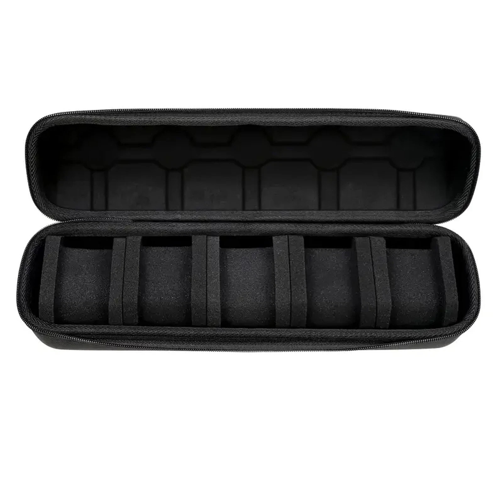 Travel Watch Roll Case 5 Slots Wristwatch Display Case Watches Storage Box