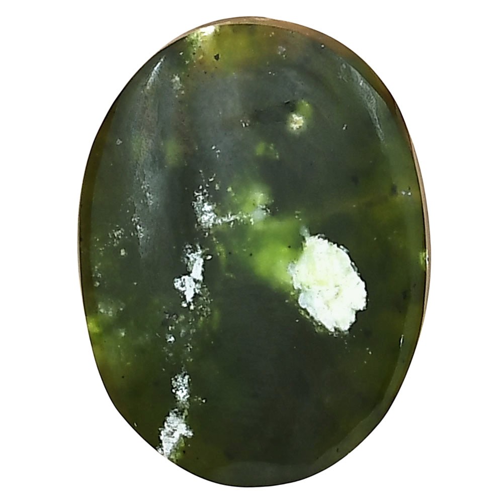 Natural Chrome Chalcedony 26.4×19.7×5.8 mm Oval Polished Gemstone LS03574-61
