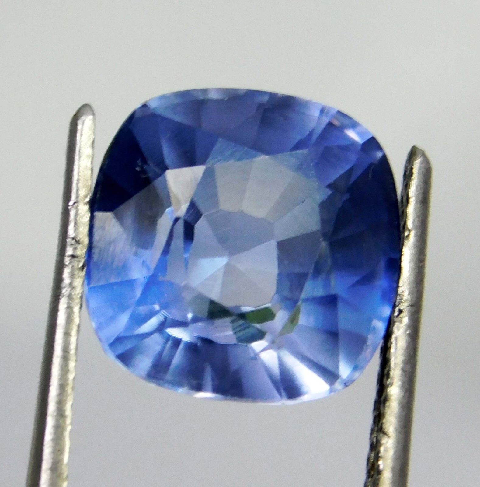 CERTIFIED 7.30 Ct Natural California Rare Blue Benitoite Cushion Cut Gemstone