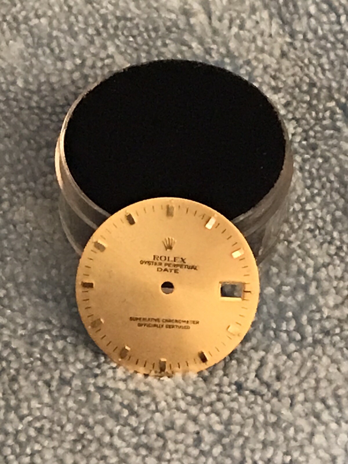 Authentic genuine Rolex Dial for date 34mm non quick Set watch recondition