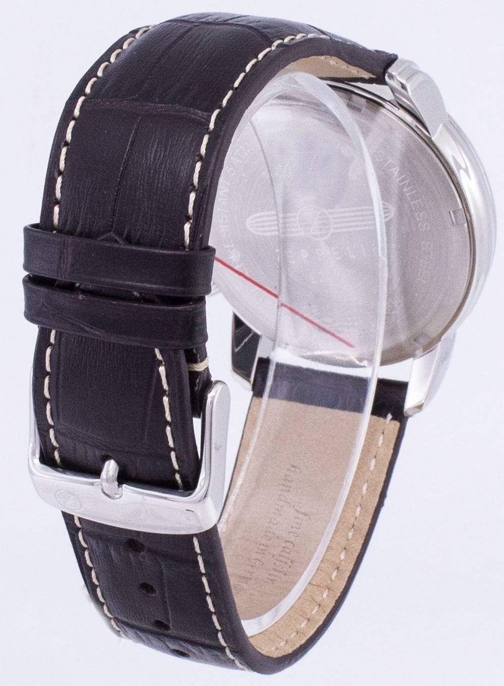 Zeppelin Series LZ127 Graf Germany Made Dress 7644-5 76445 Beige Dial Mens Watch