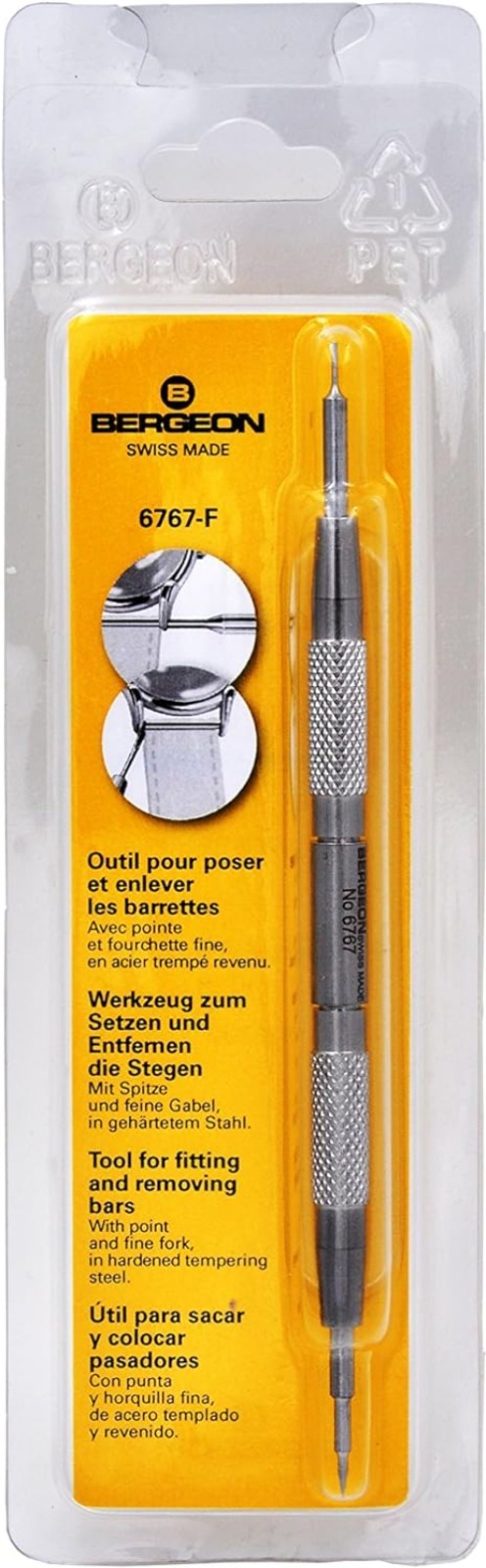 Versatile 6767-F Watch Spring Bar Tool – Compact & Durable for All Strap Changes