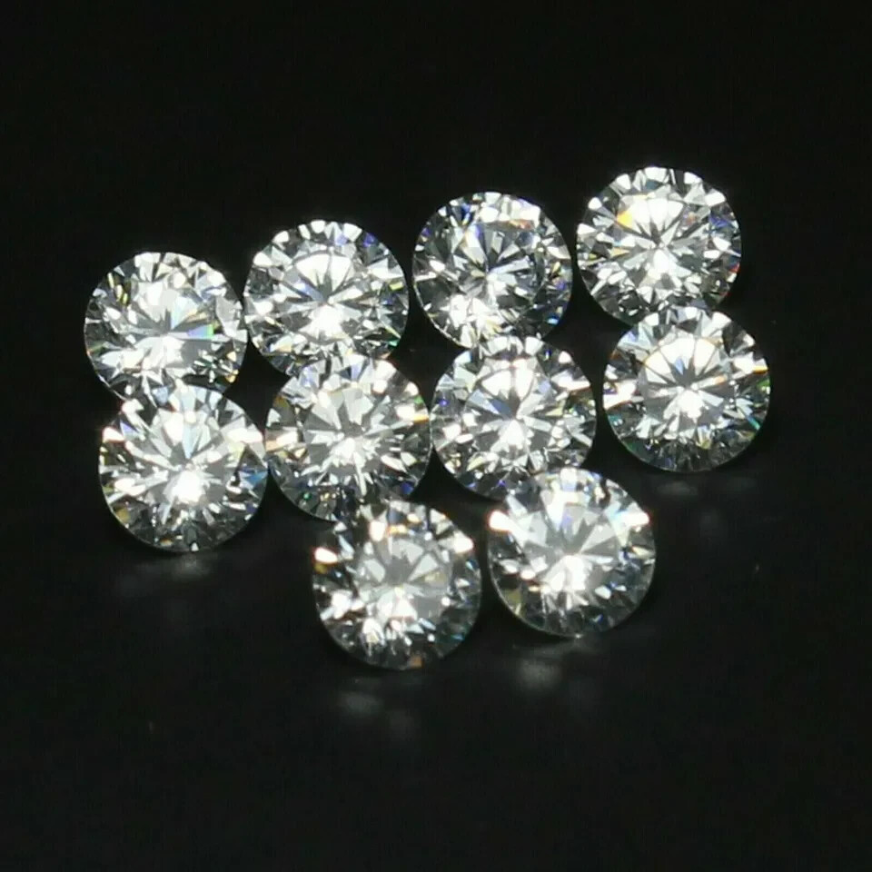 Loose CVD 17 Pcs Lab-Grown Diamond 2.50 mm Round D to F – IF Certified Diamond