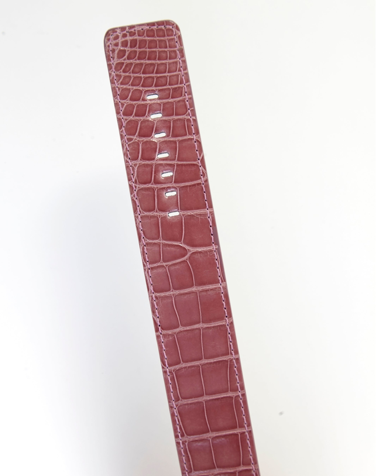 Ecclissi 28mm Pink Alligator One-Piece Strap 22595 Pink
