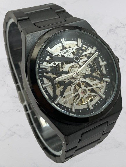 Refurbished Luxury Tissot Skeleton Style Dial Automatic Men’s Working Wristwatch
