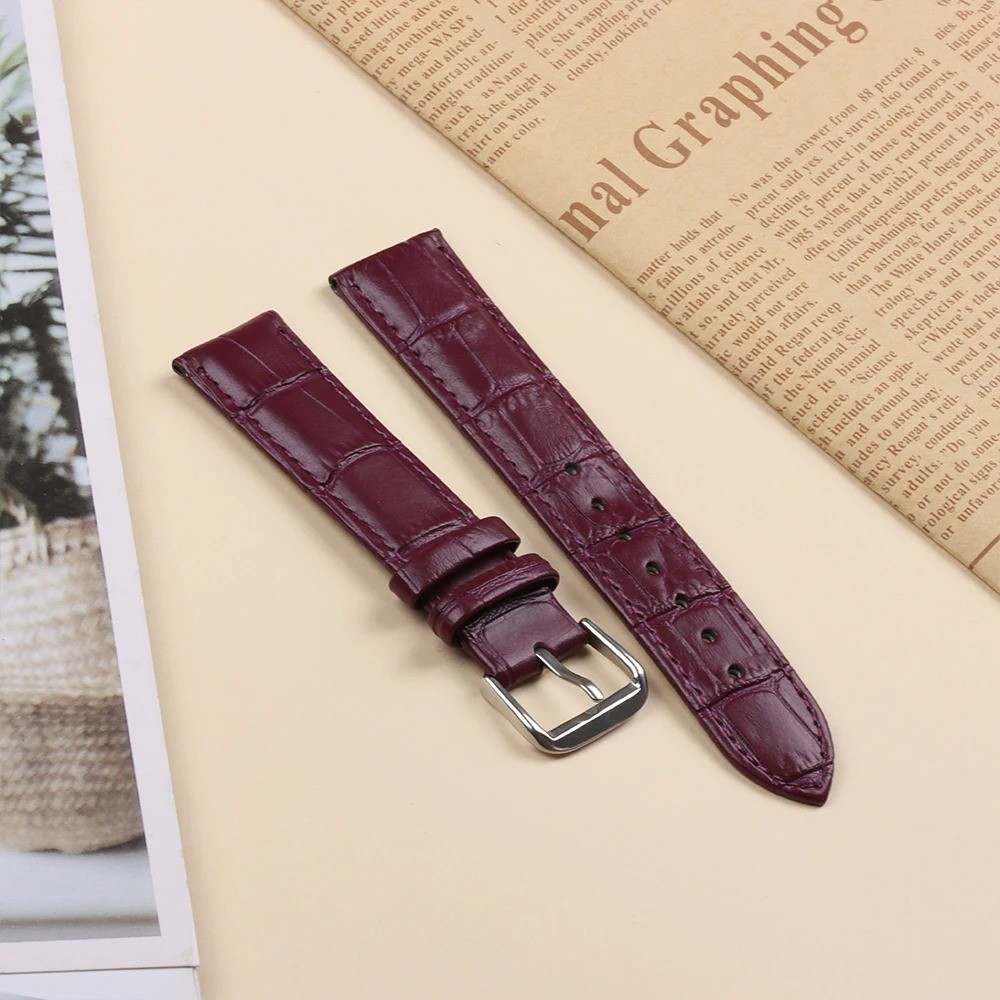 Crocodile Leather Watch Band Men Genuine Crocodile Watch Strap Quick Release