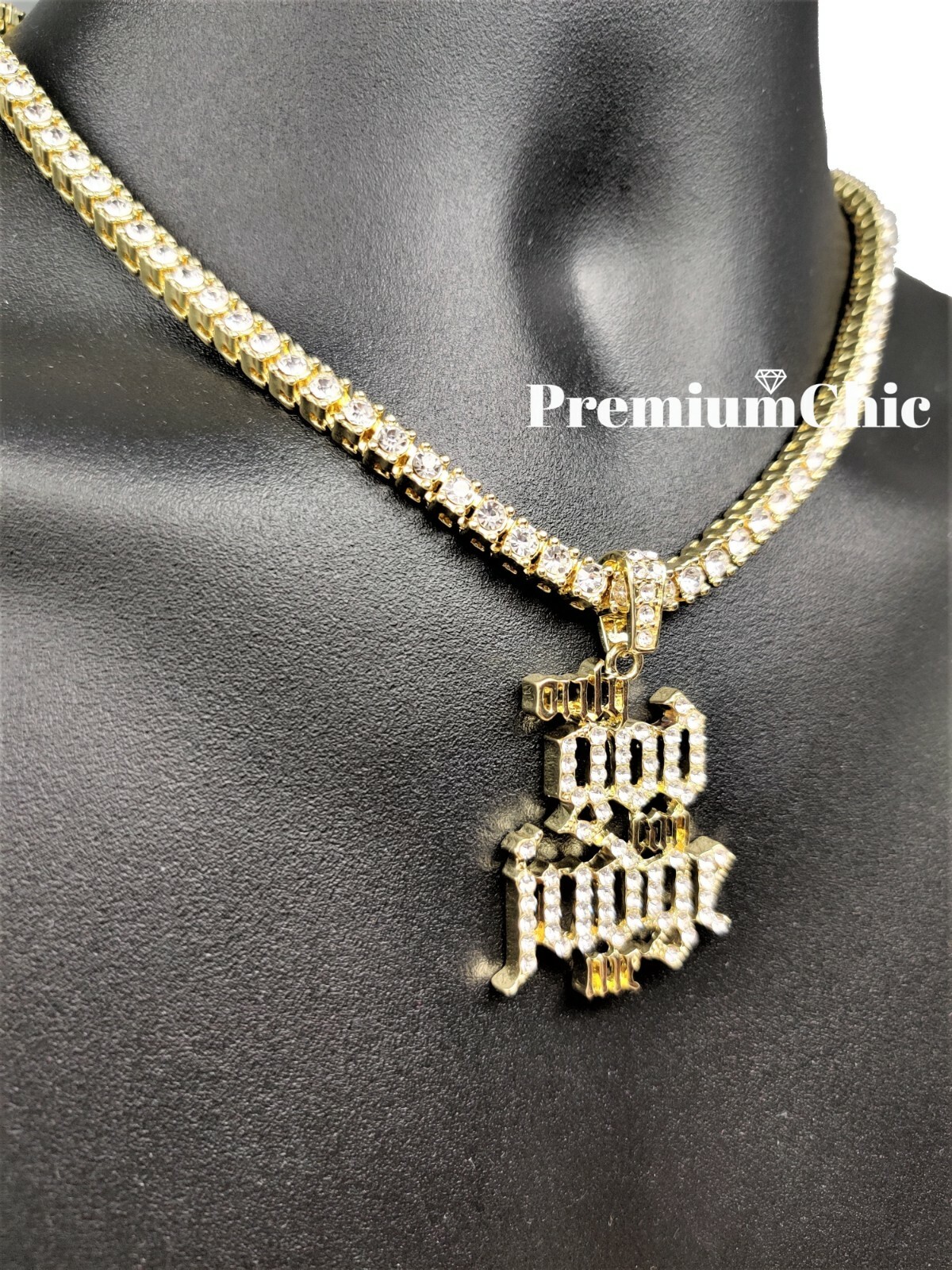 ONLY GOD CAN JUDGE ME Pendant Necklace w Rope or Tennis Chain Plated CZ Jewelry