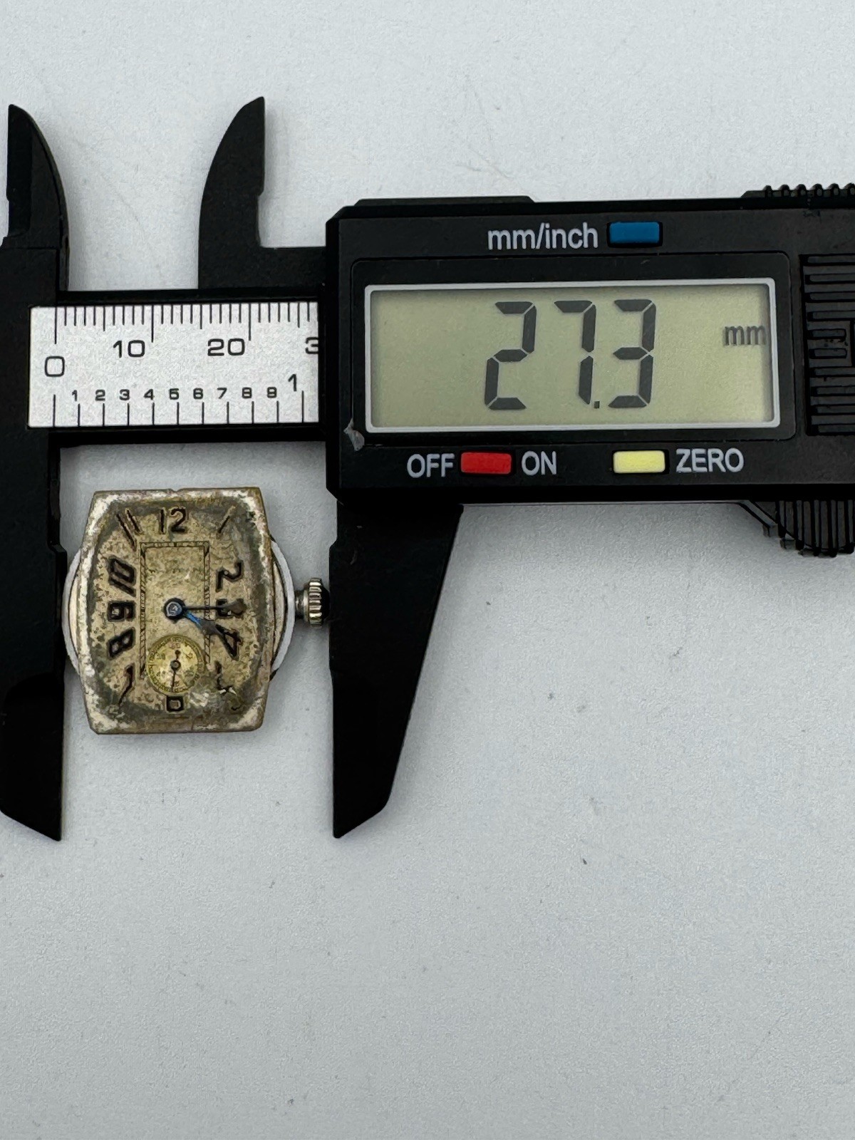 Vintage Waltham 10L 7J Grade 461 Wristwatch Movement For Parts Or Repair