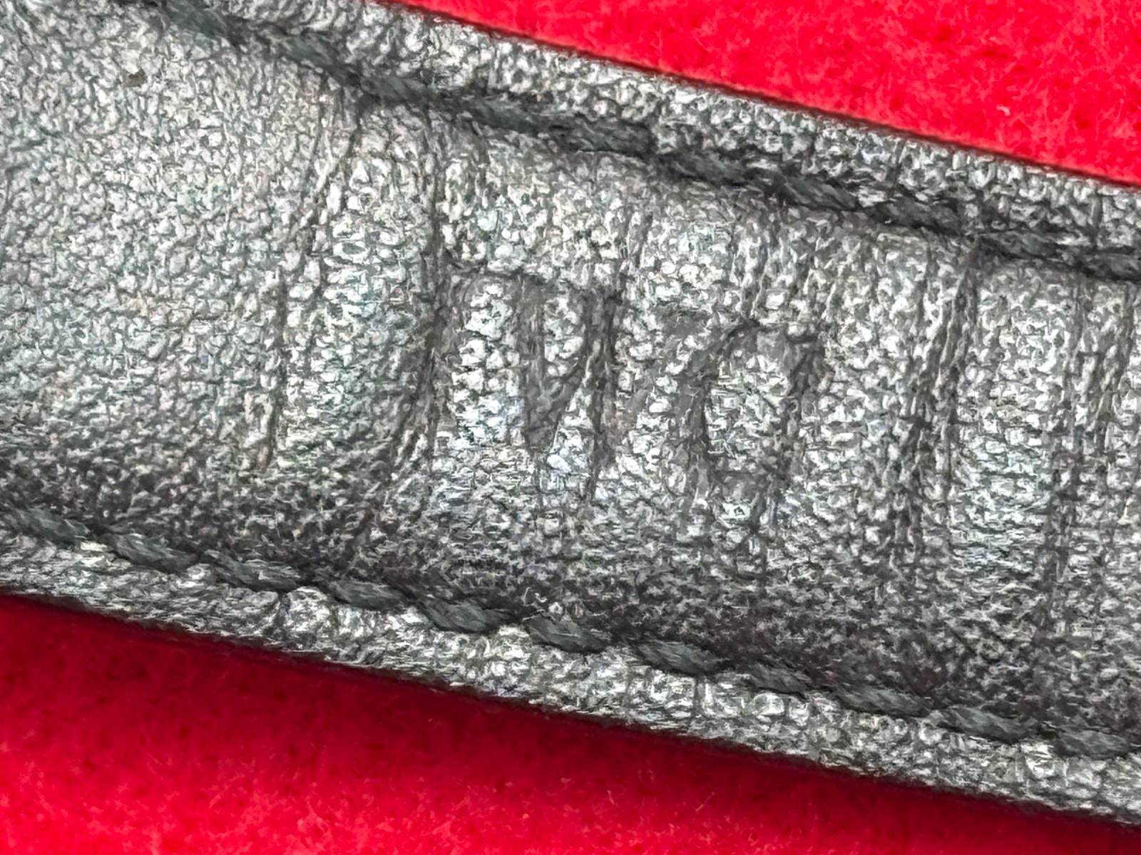 IWC Portofino OEM 18mm Black Strap for Model 3513 with IWC Deployant Clasp