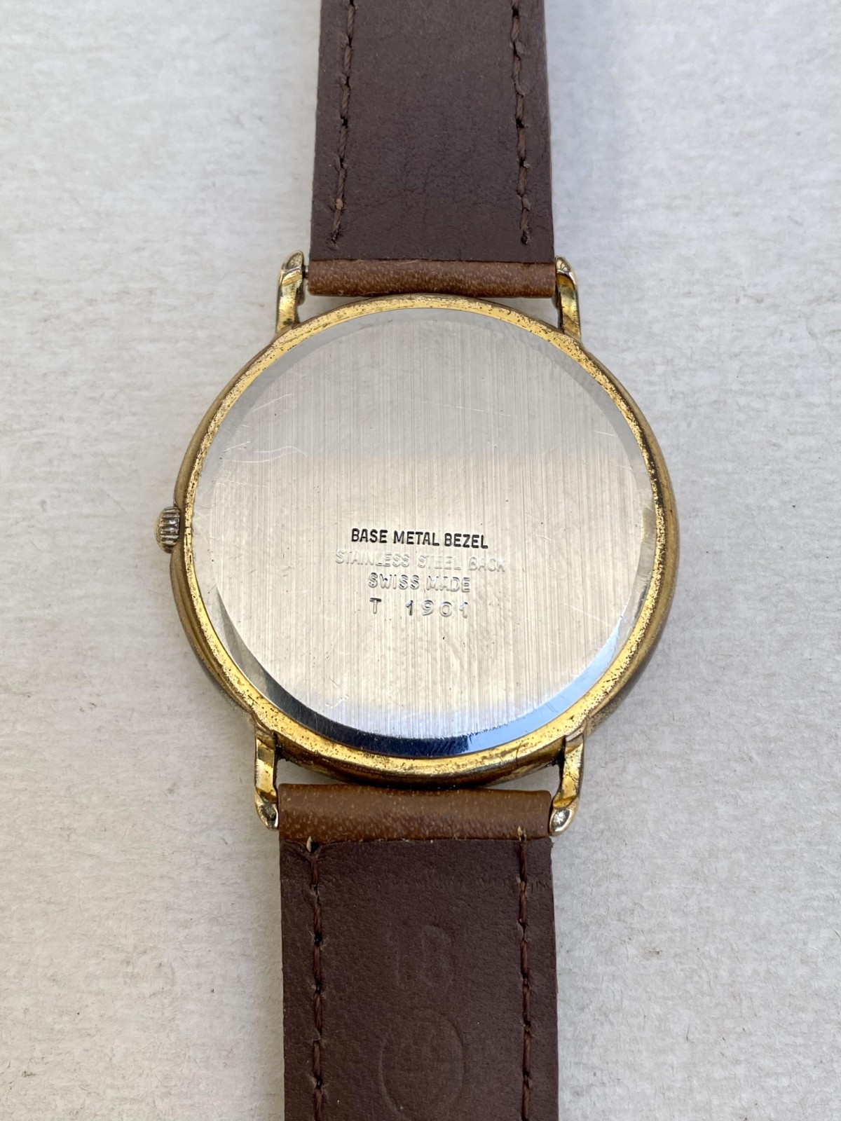 Vintage Jungfrau Watch Quartz Moonphase Mens