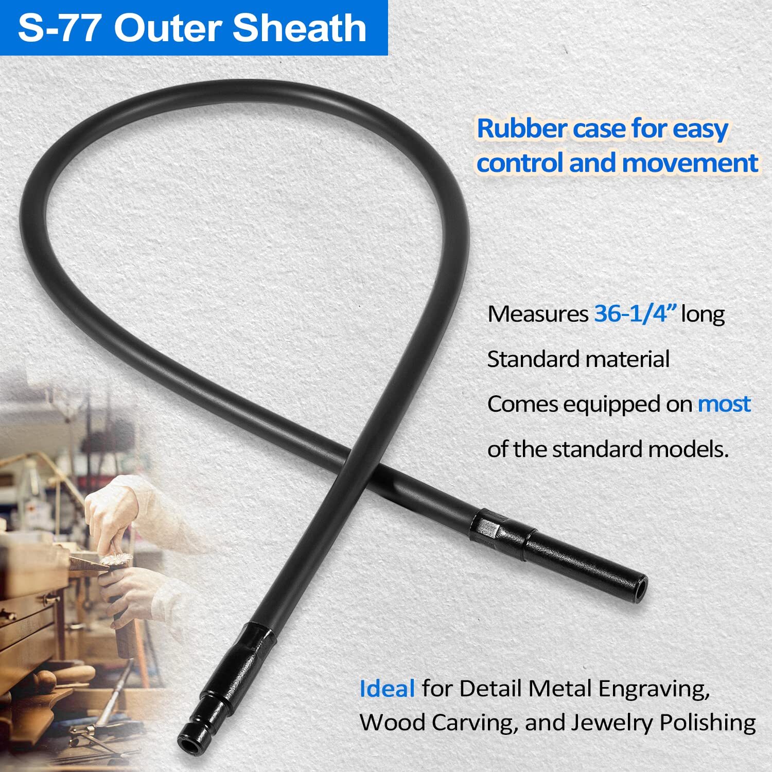For Foredom Flexshaft Inner Shaft + Outer Sheath Set for CC LR S SR TX Series