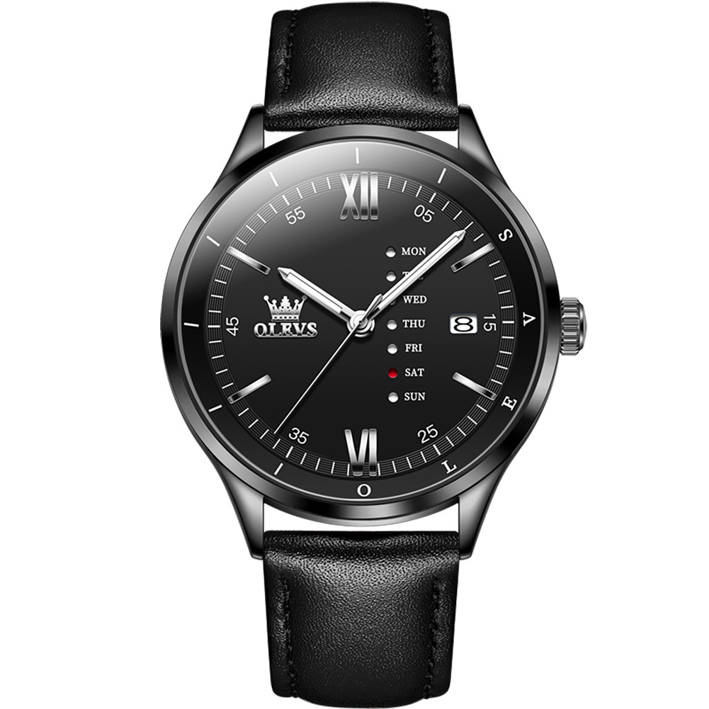 OLEVS 2931 Luminous 3Bar Waterproof Best Present Japan Movement Quartz Watch`