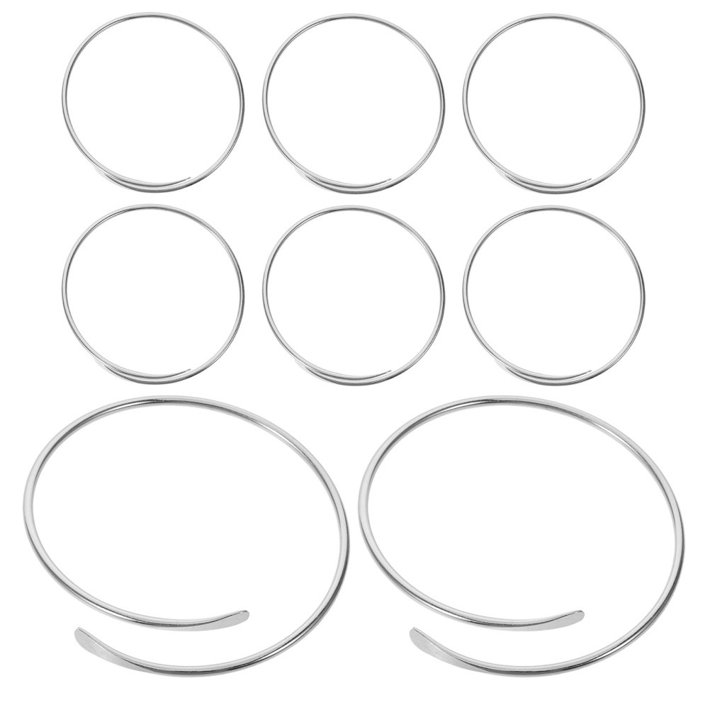 8 PCS Adjustable Bracelet Party Arm Cuff Stackable Armband Engravable