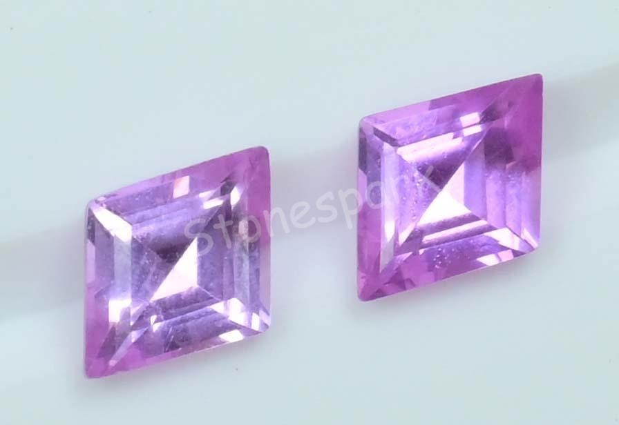 1.70 Ct Natural Mogok Pink Ruby Pair Certified Flawless Loose Gemstone