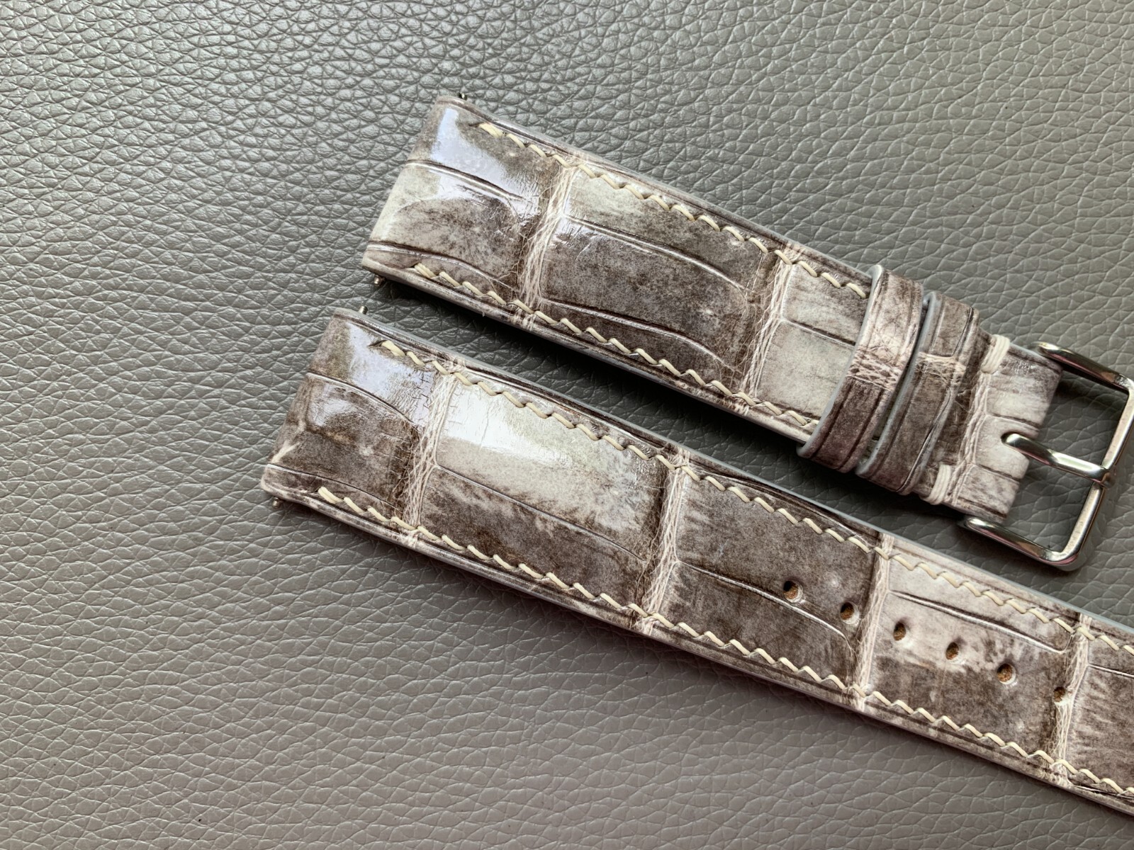 Genuine Leather Skin watch strap band, Custom Sizes 10mm to 26mm