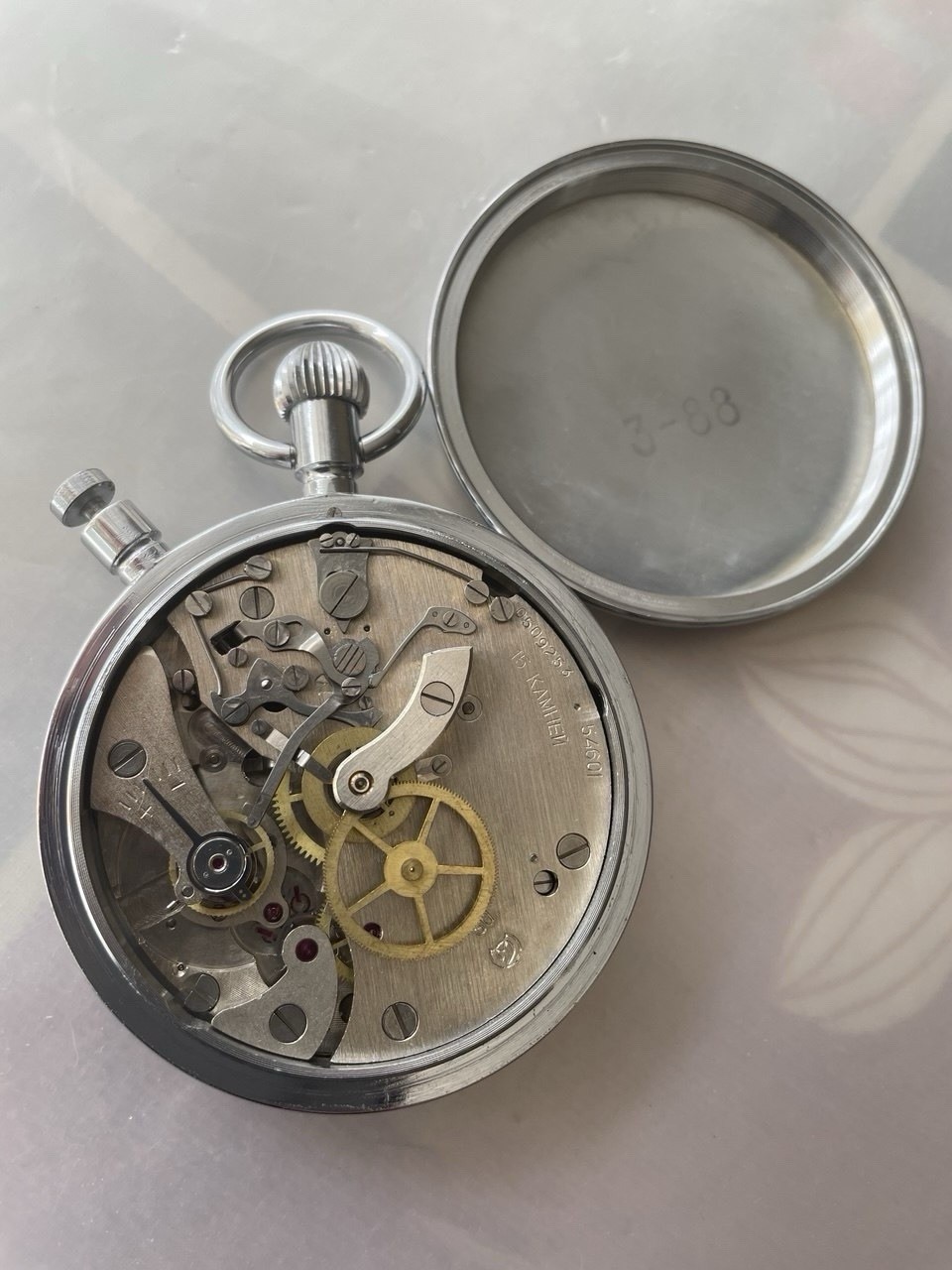 SLAVA Chronoscope Stopwatch Chronometer 1/100 of a second RARE Vintage Soviet