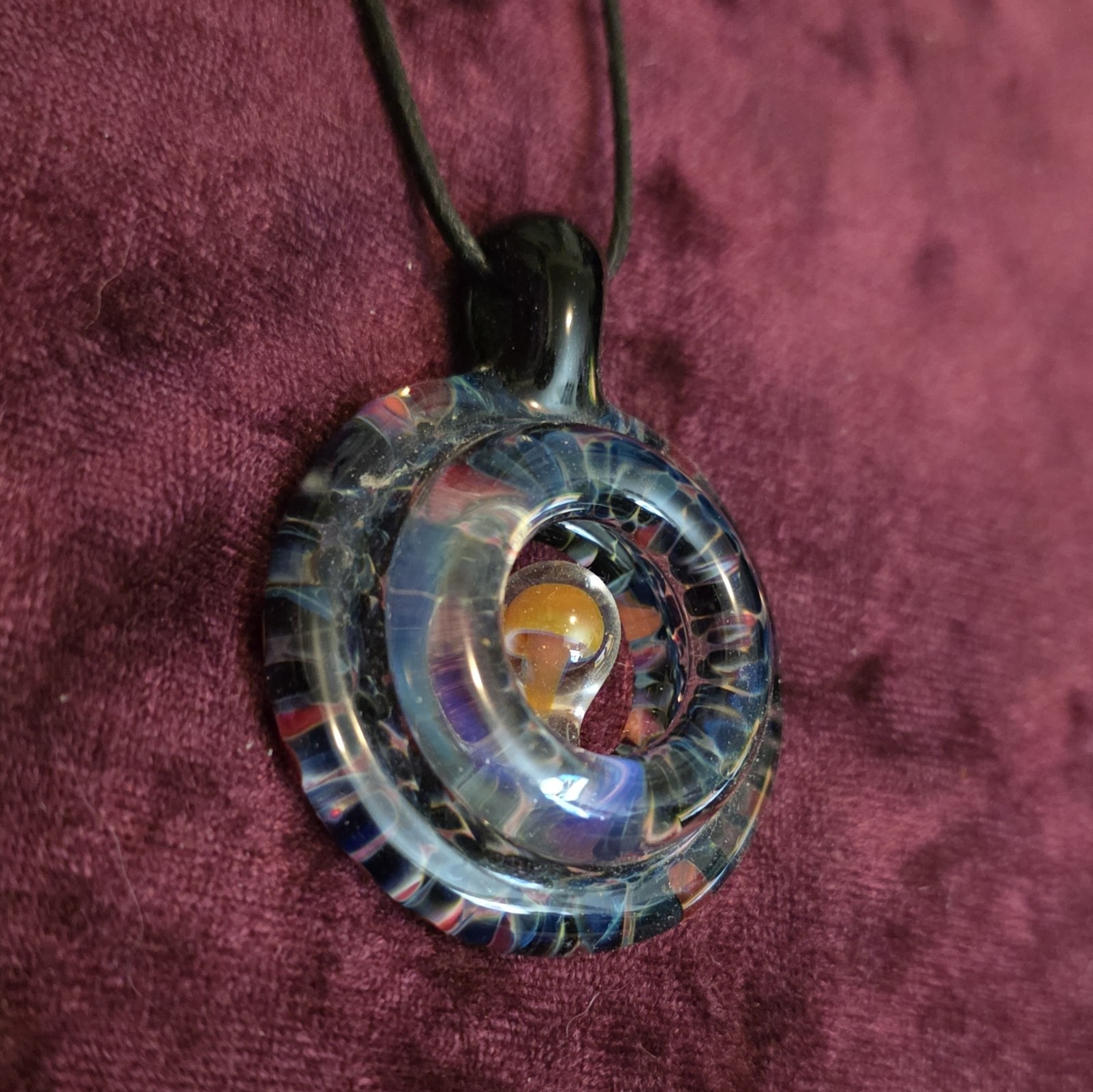 Mushroom Pendant – Handmade Glass
