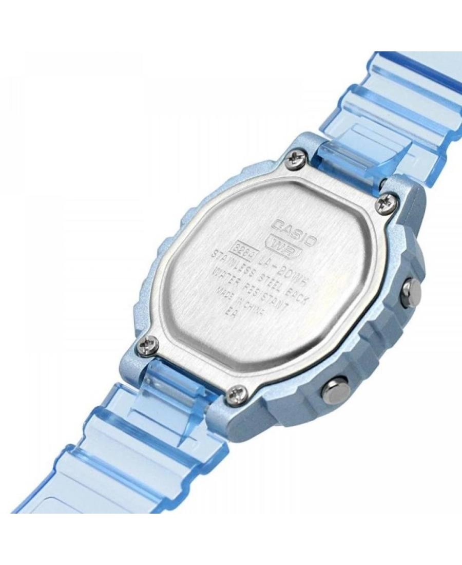 CASIO Women Digital Quartz Casual Watch Classic Dress Blue Dial Waterproof Recta