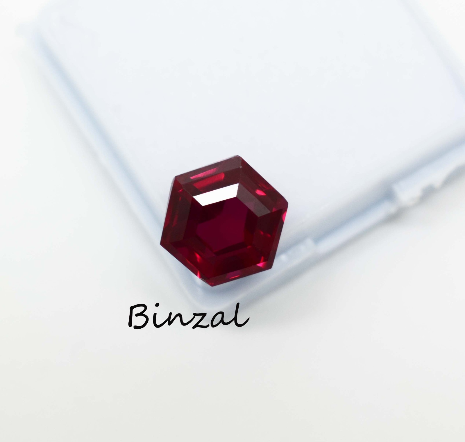 5Ct Deep Pigeon Blood Ruby Hexagon Cut Loose Gemstone Red Burma Myanmar Ruby