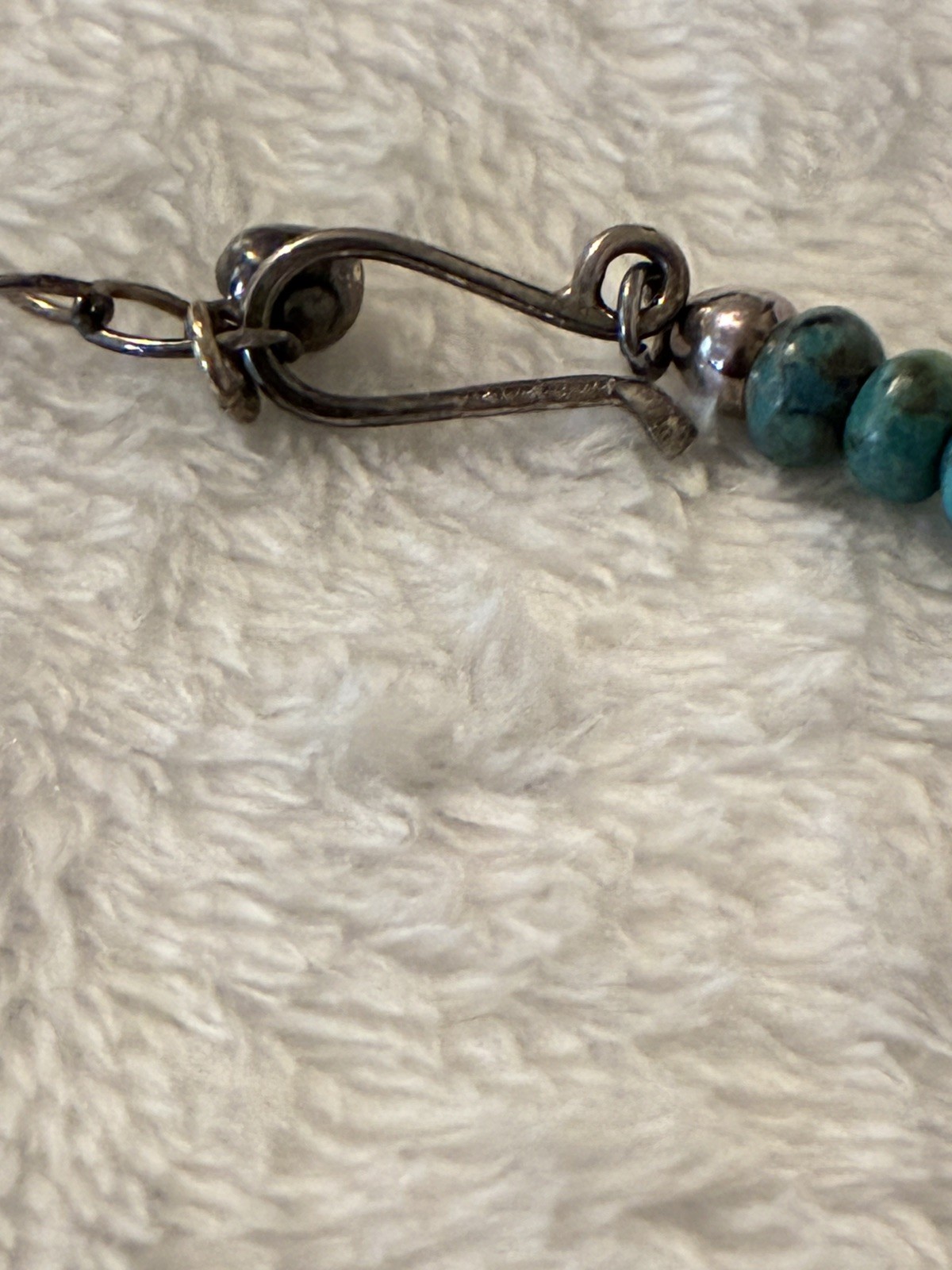 Jay King Mine Finds Sterling Silver Turquoise Beaded Statement Necklace 925