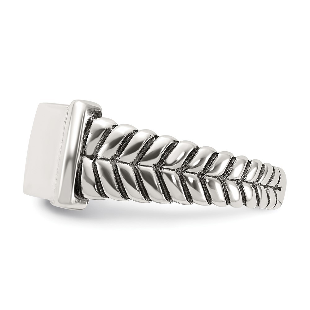 Sterling Silver Oxidized Ring Size 10 for Men’s 4.56gm