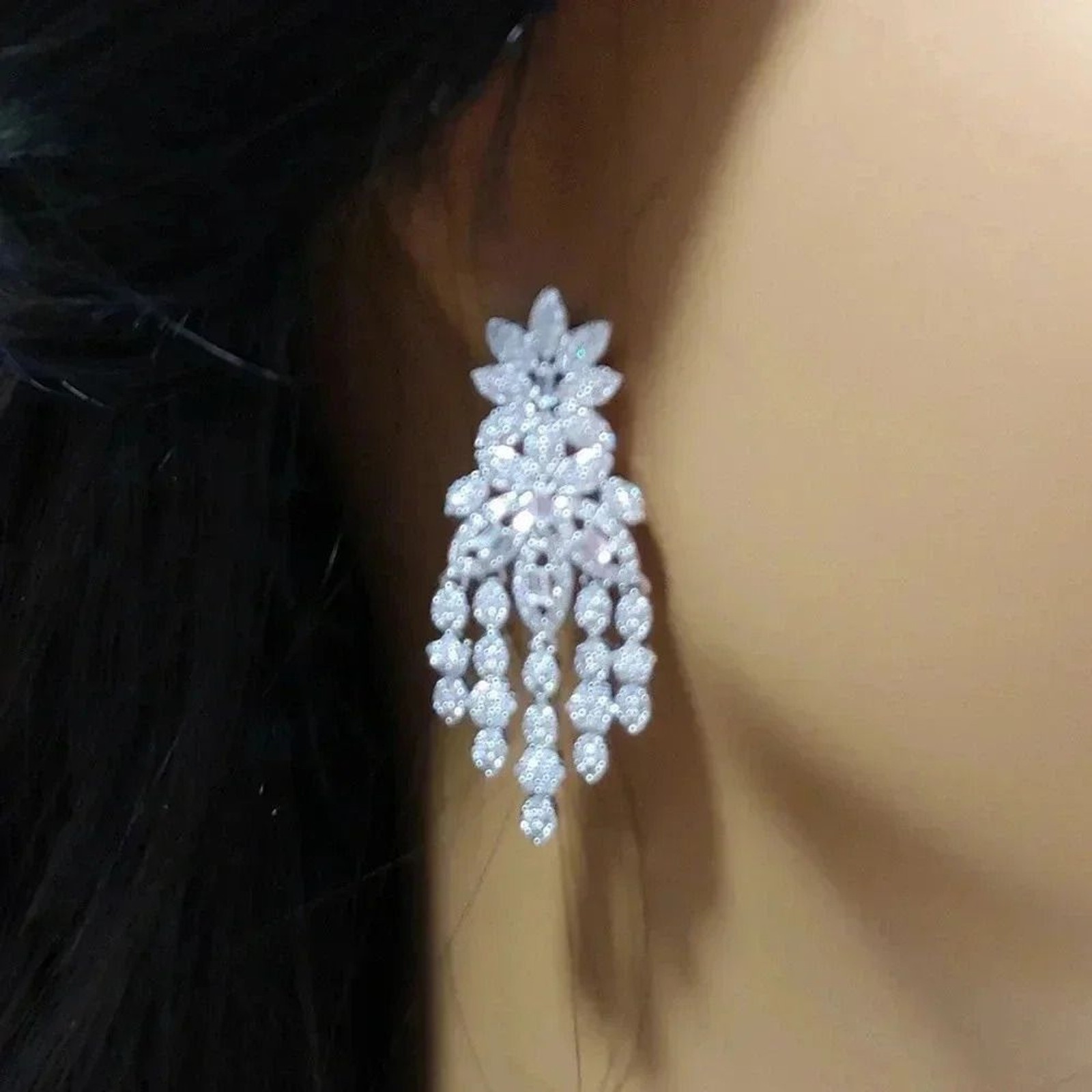 7pc Handmade Unique One-Of-A-Kind Bridal Tiara Package