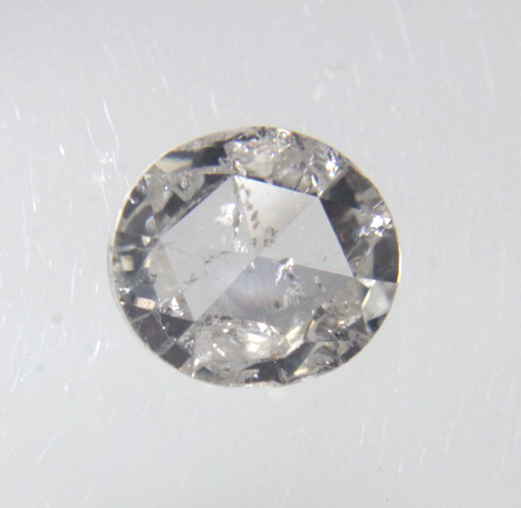 1.21Cts G-H Color Si-I White Round Rose Cut Diamond Natural 7.30-6.85×2.60 mm
