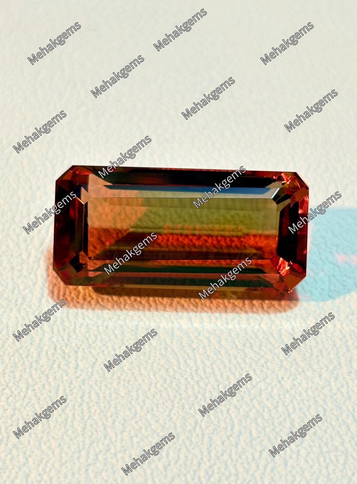 35 Carat Zultanite Gemstone, Rectangle Color Change Diaspore Pendant Stone