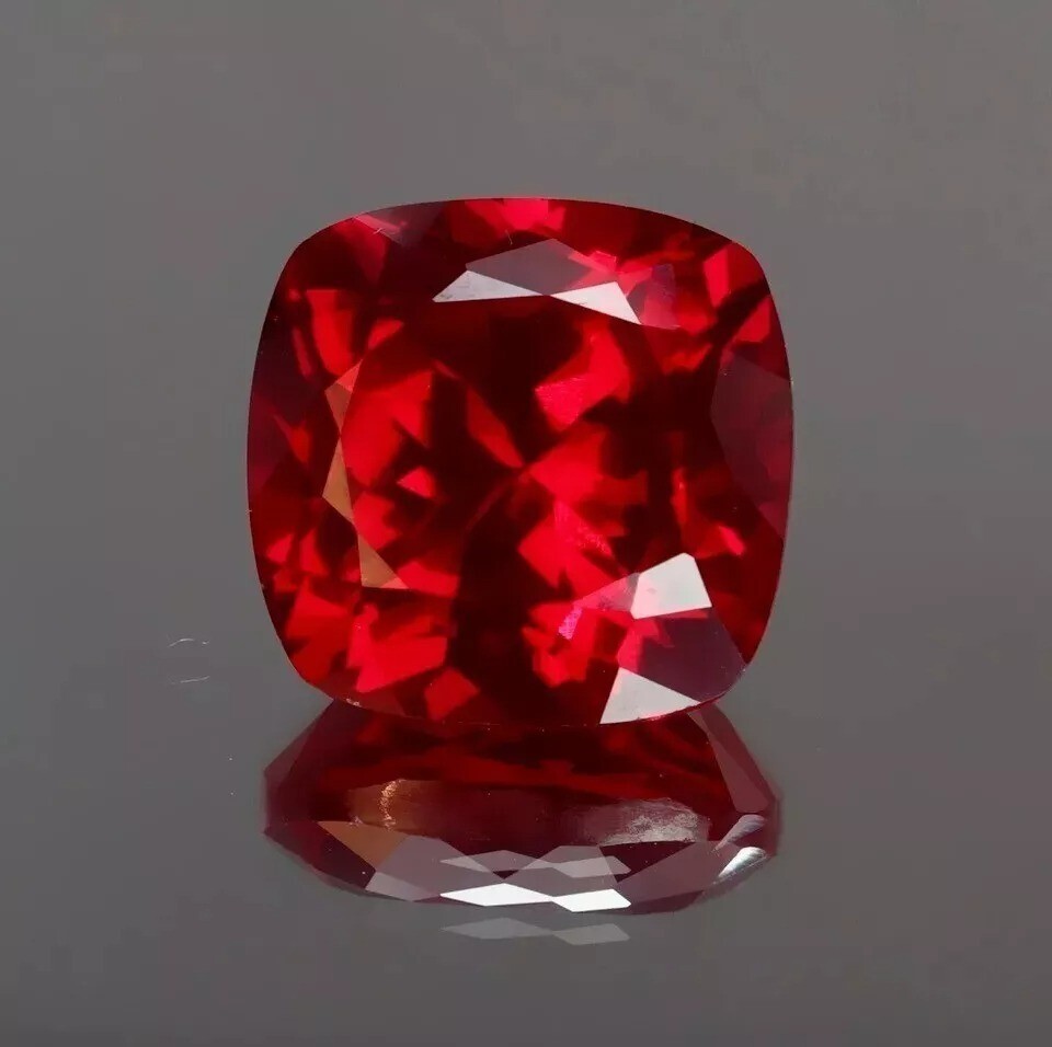 8.27 Ct AAA Blood Red Ruby Loose Cushion Gem Cut Use Ring, Jewelry Making Tools