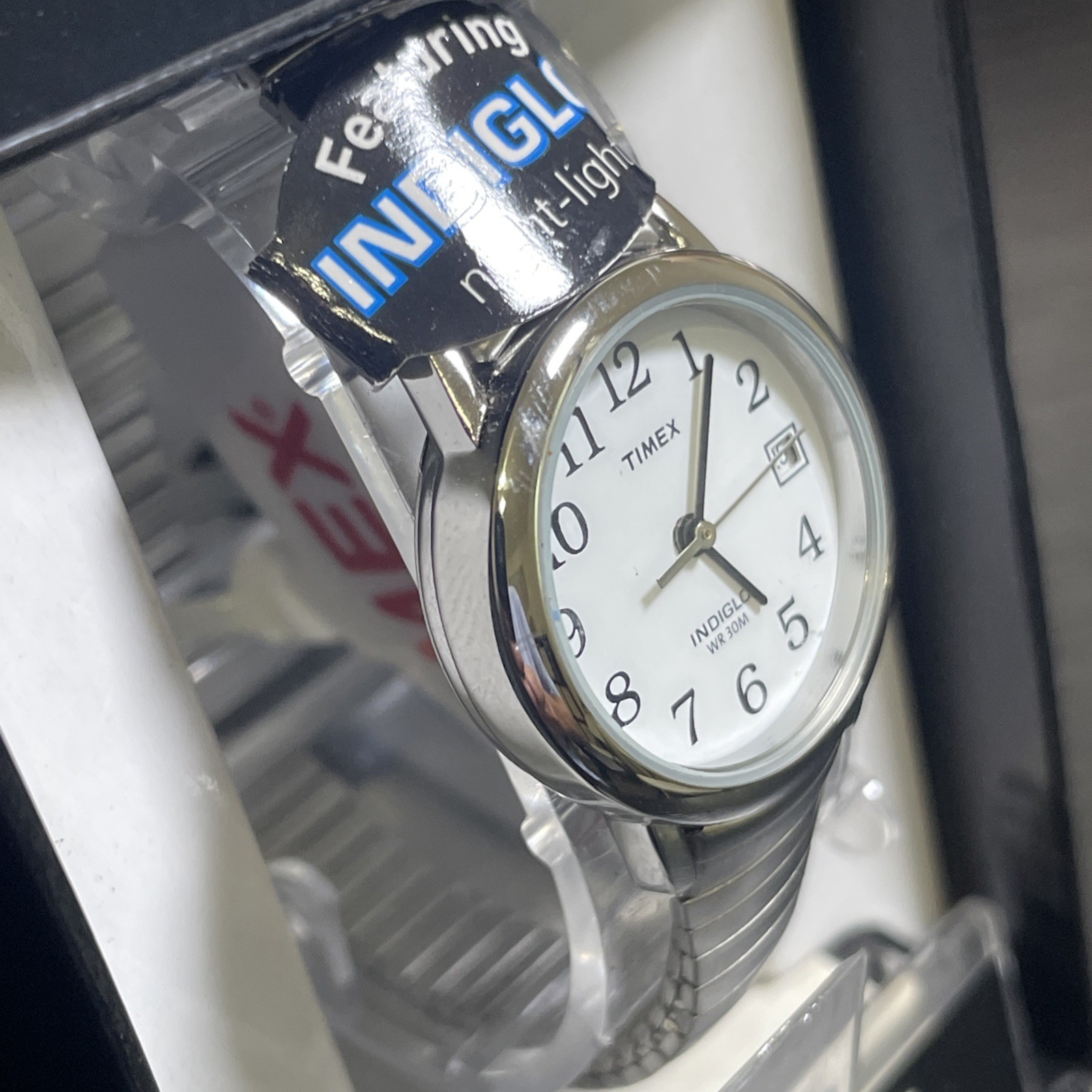 Timex Easy Reader T2H371 Women’s Indiglo Date Watch Box Not Running