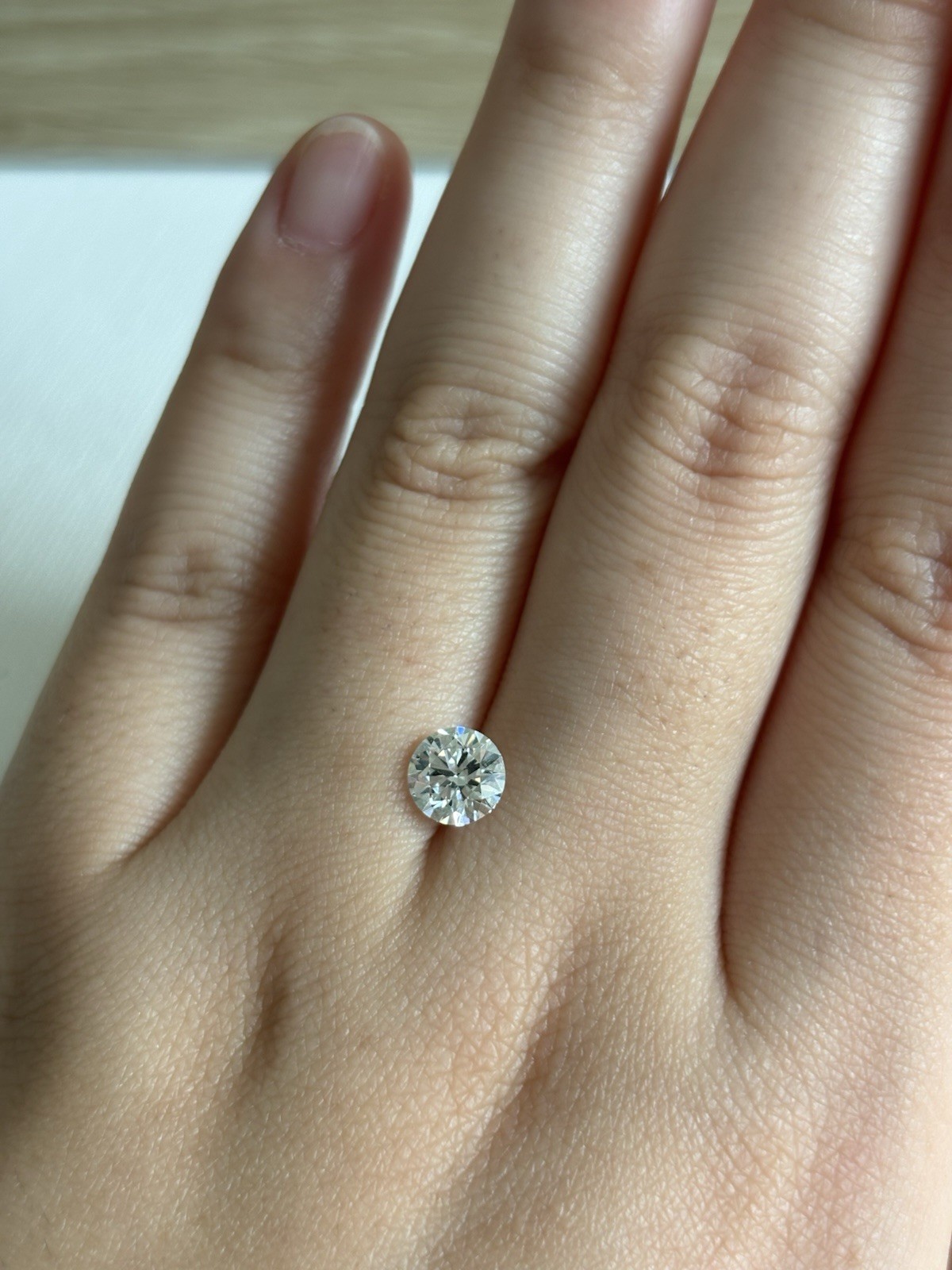 Lab Diamond Round Brilliant, 1.02 ct, D, VS2, Ideal Cut, IGI Certified