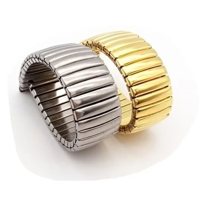 Stainless Steel Elasticated Watch Band Strap Metal Bracelet 12 14 16 18 20 22 mm