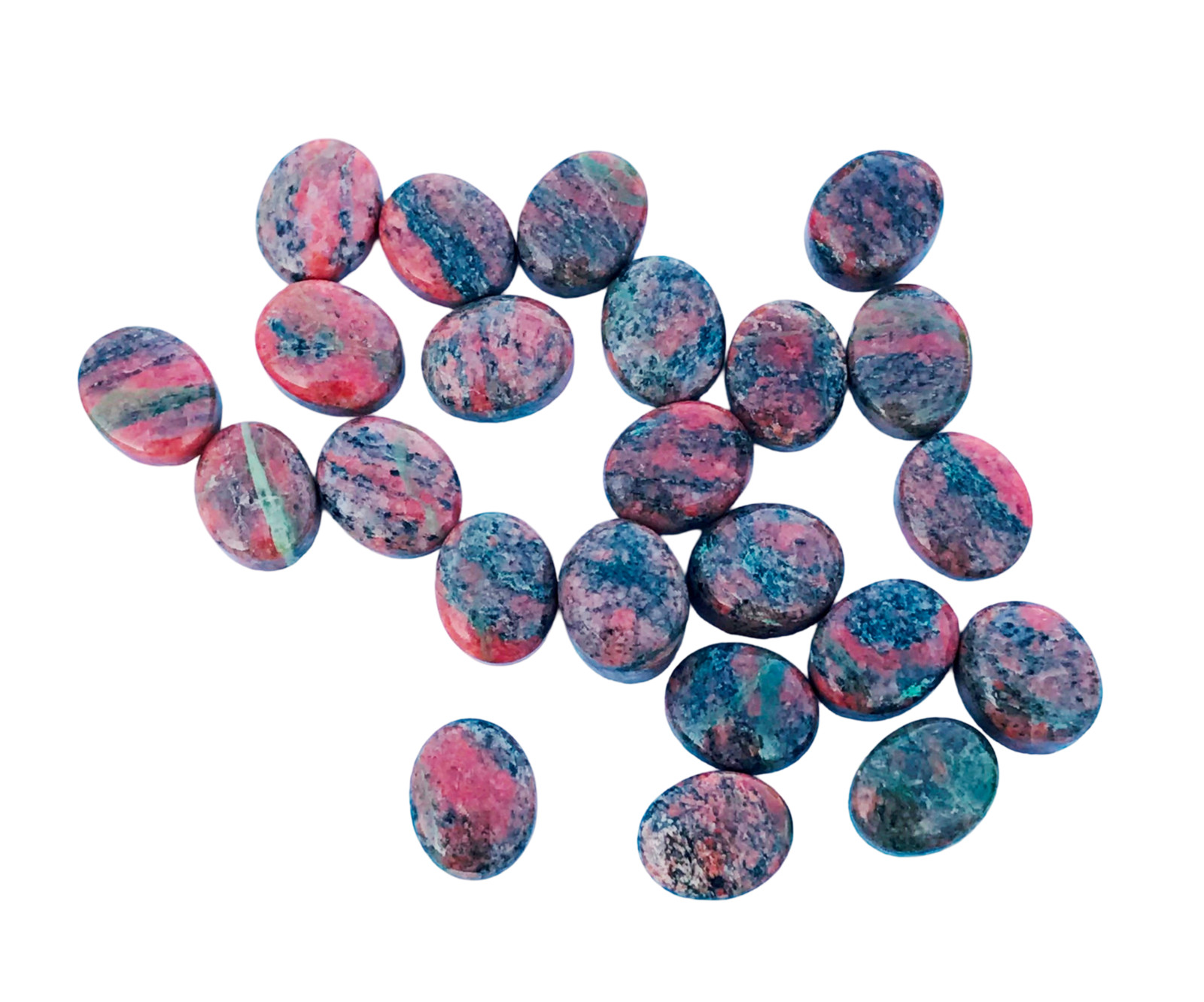 20 Pieces Natural Unakite Jasper Polished Gemstone -6x8mm-10x20mm Approx