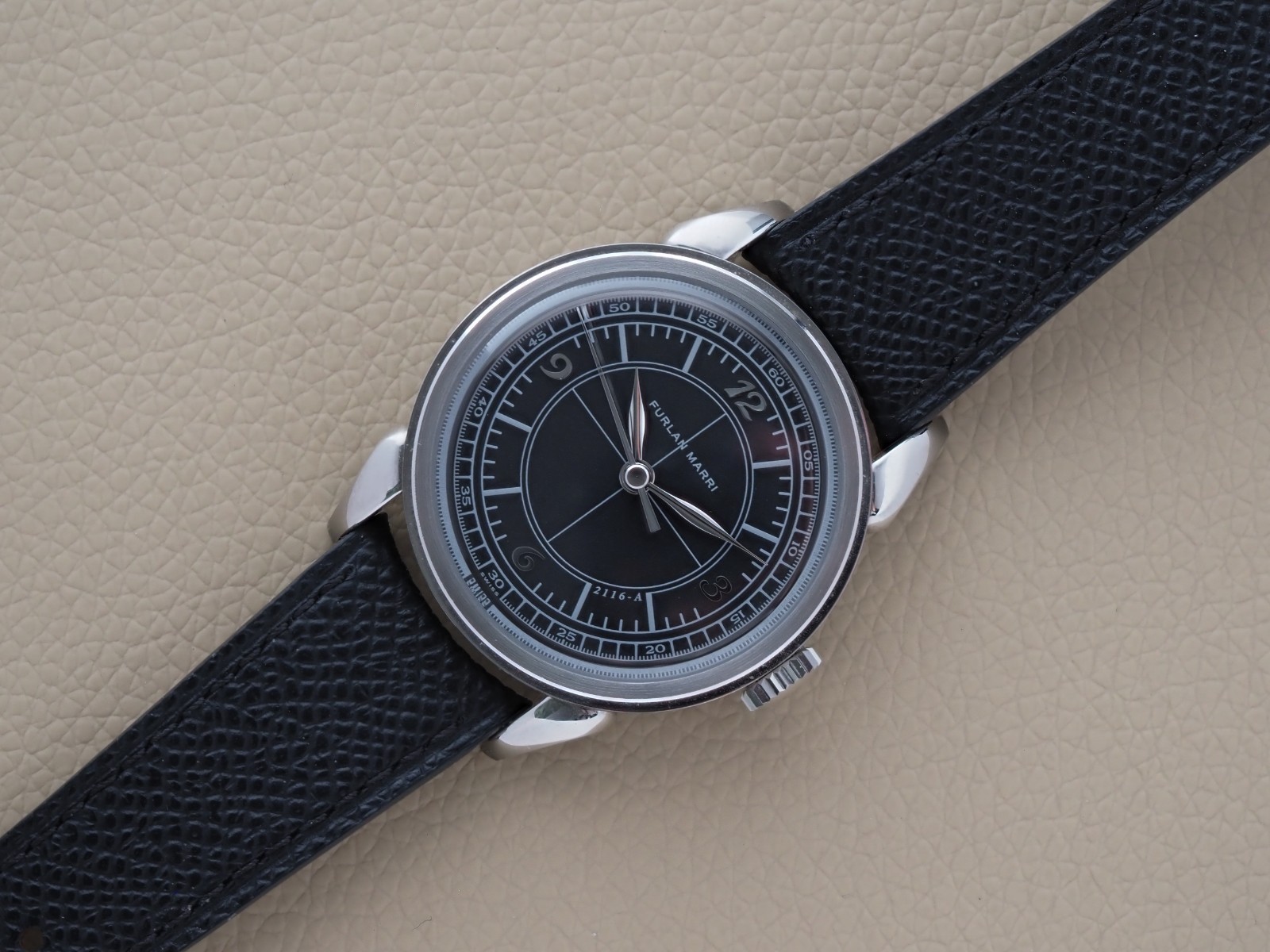Furlan Marri Black Sector 37.5mm 20202 Black Dial Box Papers 2022