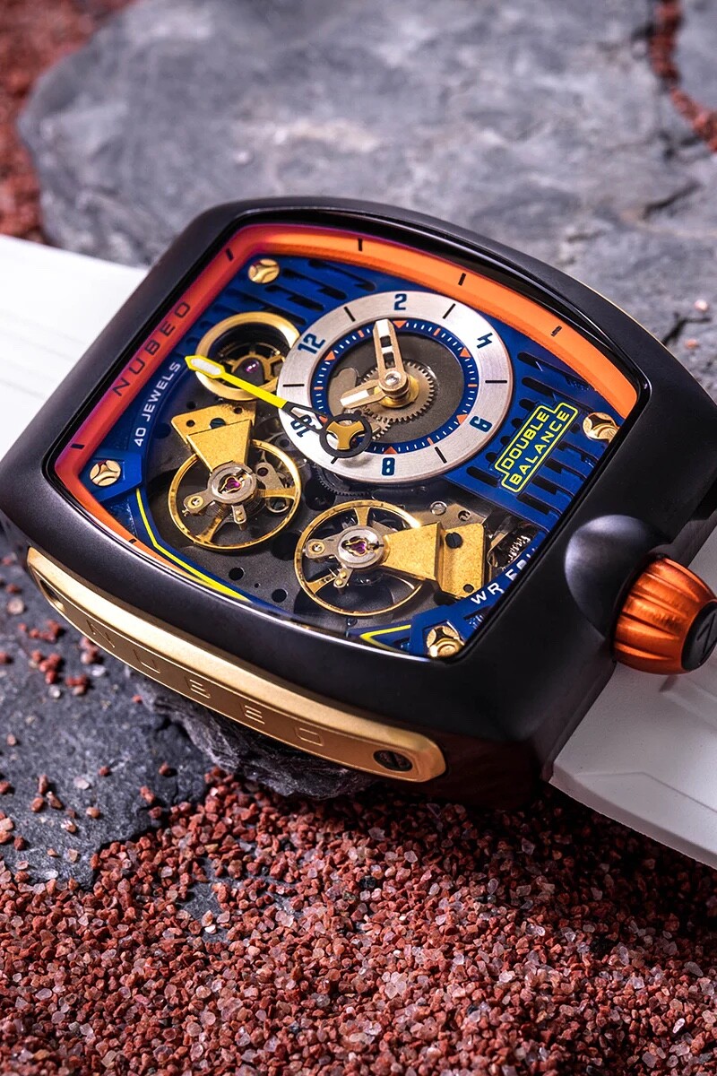 Nubeo Viking Automatic Skeleton Navy Limited Edition