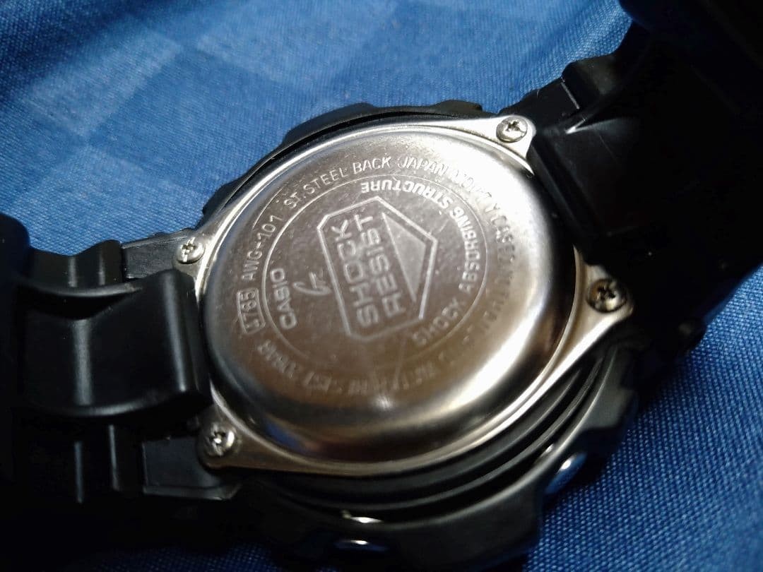 CASIO G-SHOCK AWG-101 Radio-Controlled Solar Watch (Working Condition)