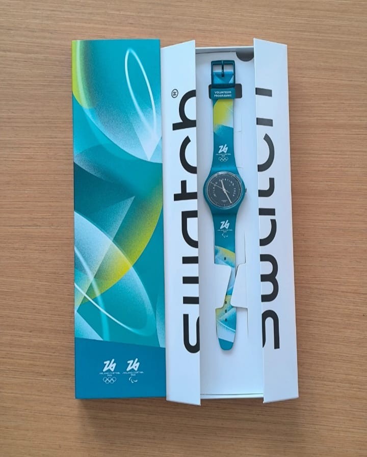 Swatch Olympics Milan Cortina 2026 Watch – Limited Edition Volunteers