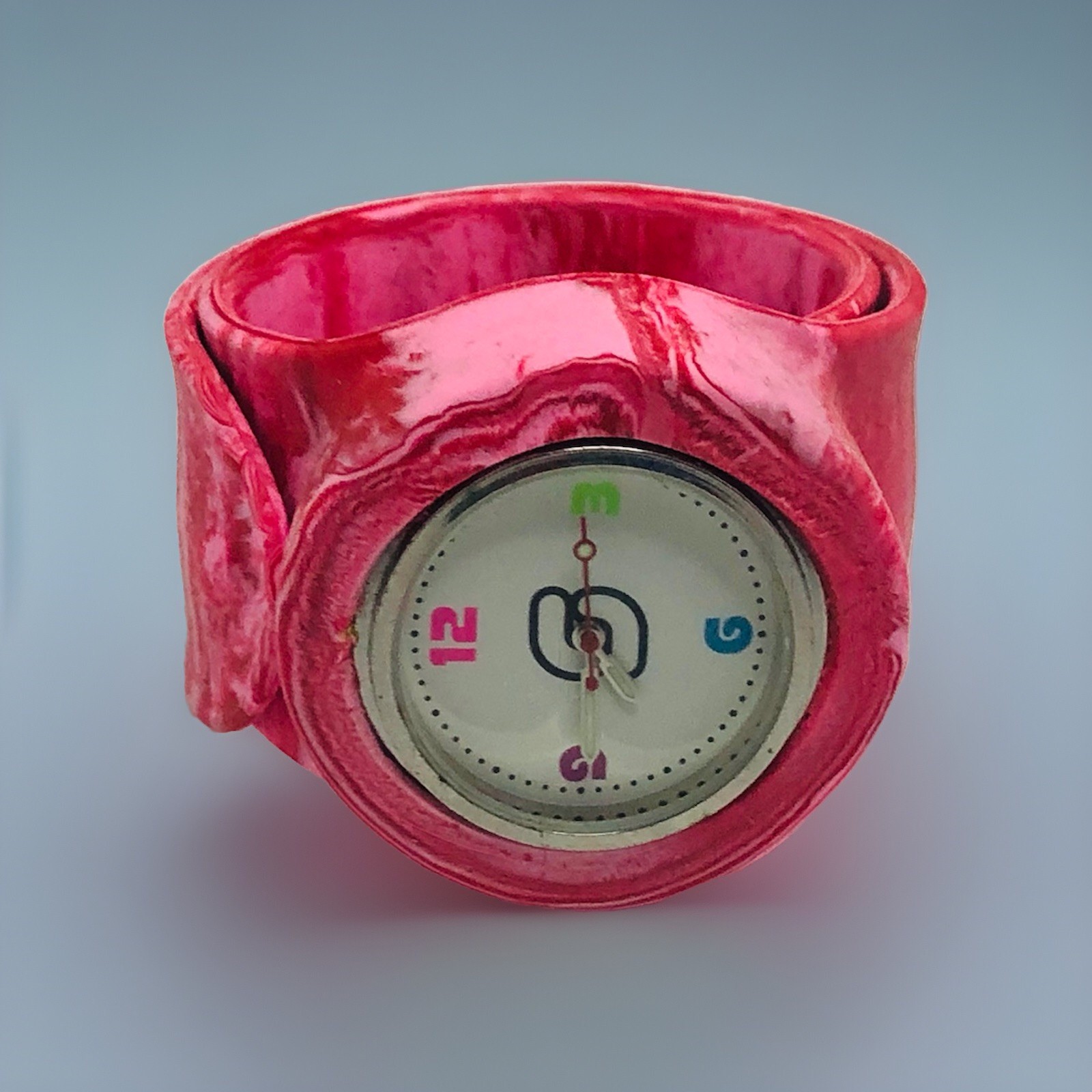 SLAPPIE Original Silicone Slap Watch Pink With New Battery